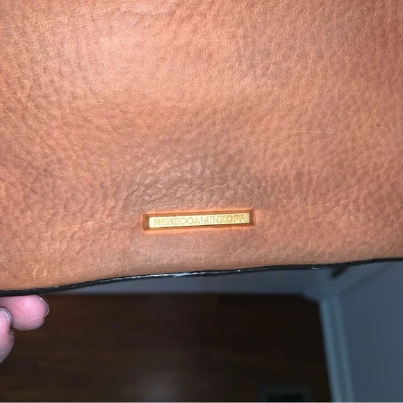 Rebecca Minkhoff Crossbody bag tan leather MAB studded